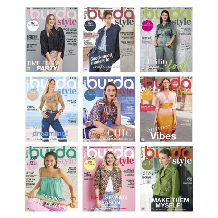 Revista Burda Style colectie 9 luni de stil 2024, Ianuarie - Septembrie 2024 [1]