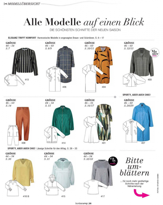 Revista Burda Style curvy/plus 03/2024 editata in limba germana [3]
