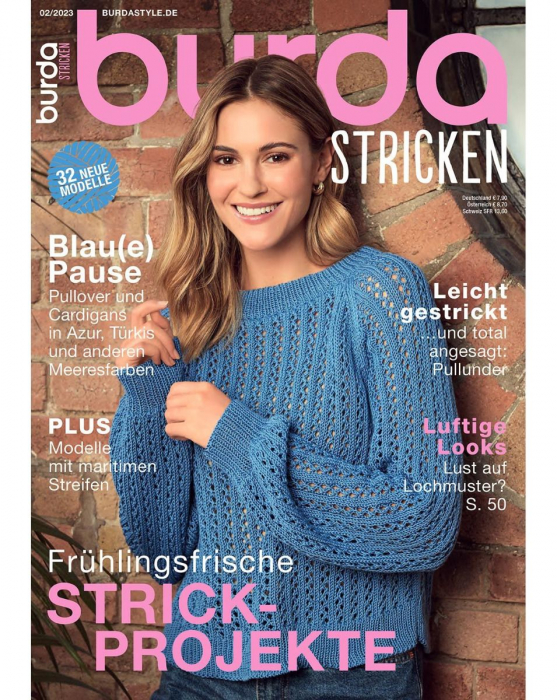 Revista Burda Style Tricotaje nr.2/2023 editata in limba germana [1]