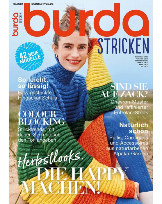 Revista Burda Style tricotaje nr. 3/2024 editata in limba germana [3]