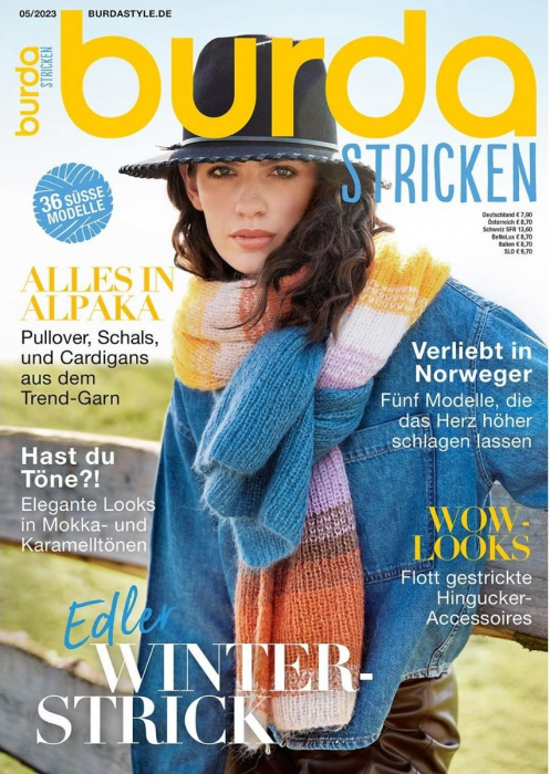 Revista Burda Style tricotaje nr. 5/2023 editata in limba germana [1]