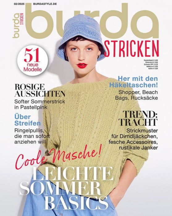 Revista Burda Style tricotaje Stricken nr. 2/2025 editata in limba germana [1]
