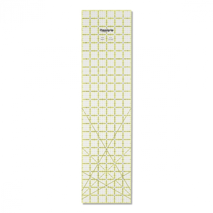 Rigla antiderapanta pentru croitorie, patchwork, design grafic, 6x24 inch, PRYM 610212 [2]