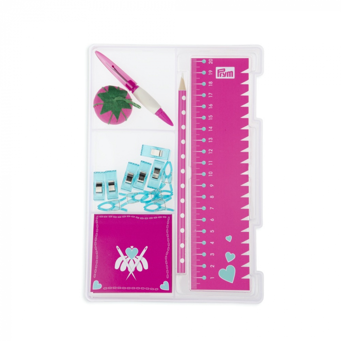Set de croitorie pentru cusut, roz, ideal cadou, Prym Love Starter, 651223 [2]