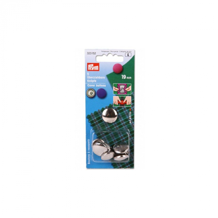 Set pentru nasturi de imbracat, 30''/19 mm (fara unealta),Prym, 323152 [1]