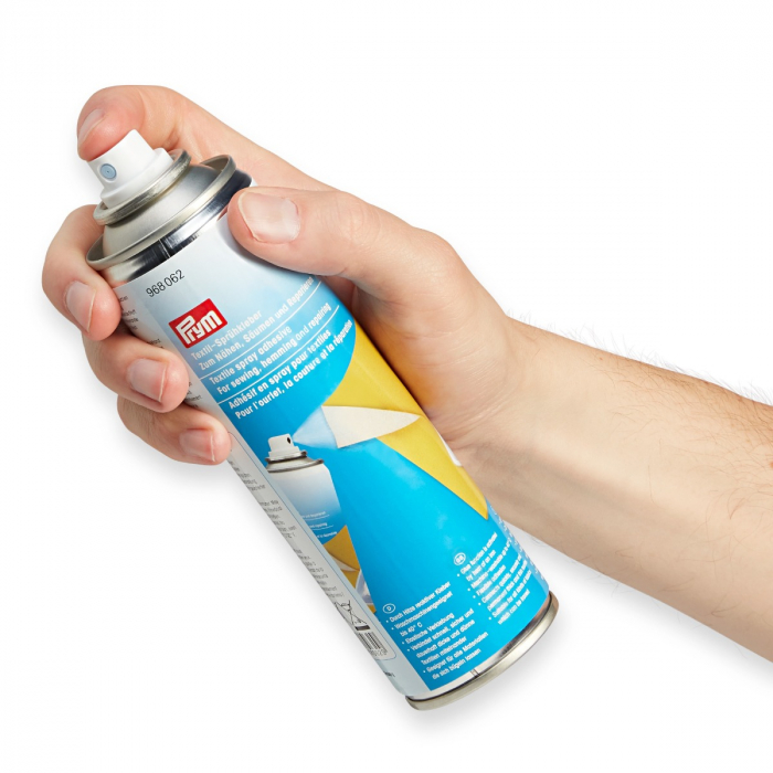 Spray adeziv permanent pentru tesaturi, materiale textile, aerosol, Prym, 968062 [2]