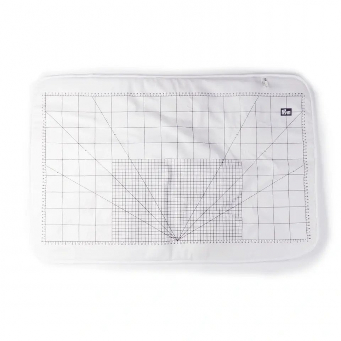 Suport cu protectie pentru calcat, cu scara metrica, din bumbac, dimesiune 60x90 cm, Prym 611925 [2]