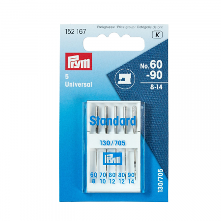 Ace de cusut - Ace standard PRYM, 5 buc 130/705, finete 60 - 90