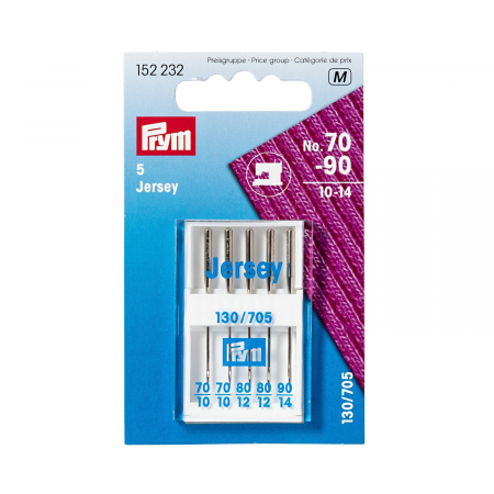 Ace de cusut - Ace jerse PRYM, 5 buc 130/705, finete 70 - 90