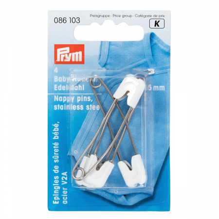 Ace de cusut - Ace de siguranta cu capac de protectie antideschidere pentru copii, Prym 86103