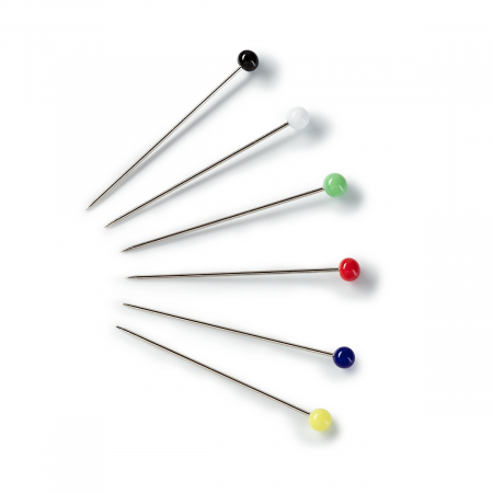 Ace de cusut - Ace gamalie cu cap de sticla, diverse culori, Prym, 29265