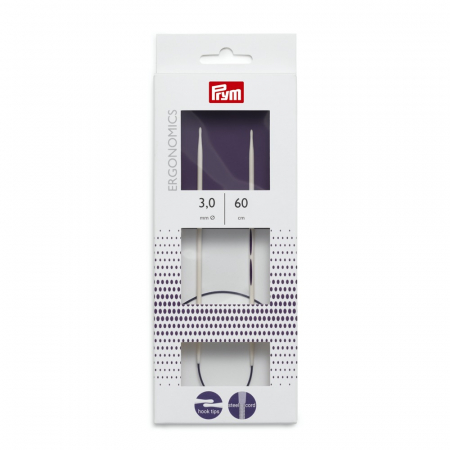 Accesorii si Consumabile - Andrele circulare, de 3 mm, lungime 60 cm, Prym ergonomics 215602