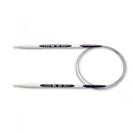Andrele si crosete - Andrele circulare, de 5 mm, lungime 80 cm, Prym Ergonomics 215806