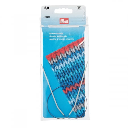 Andrele circulare din aluminiu de 2 mm, lungime 40 cm Prym, 211200 [1]