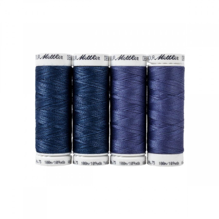 Ata Cusut Mettler Denim Doc, set 4 buc, No.40/100m [1]