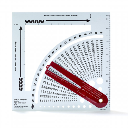 Calculator de ochiuri ≈üi randuri pentru tricotat, crosetat, Prym, 611735 [1]