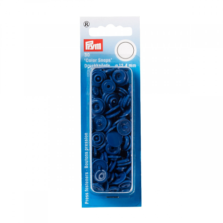 capse plastic (30 perechi) de 12,4 mm albastru Prym [1]