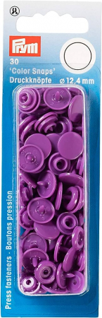 capse plastic (30 perechi) de 12,4 mm liliac Prym [1]