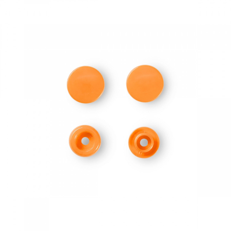Capse nasturi fermoare - capse plastic (30 perechi) de 12,4 mm portocaliu Prym