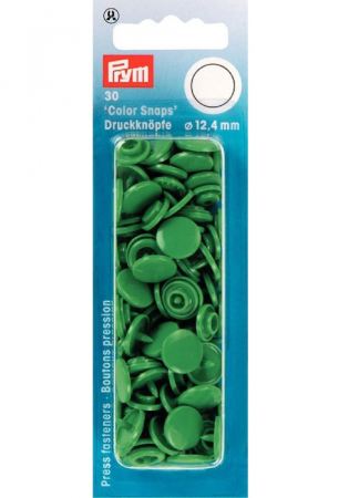 capse plastic (30 perechi) de 12,4 mm verde Prym [1]
