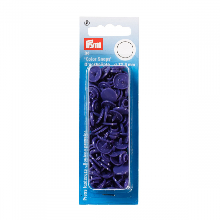 capse plastic (30 perechi) de 12,4 mm violet Prym [1]