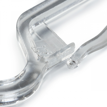 Carlige din plastic transparent pentru perdea (6 mm), 10 buc, Prym, 526400 [1]
