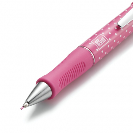 Creion croitorie, de marcat, cu mina roz de 0.9 mm si radiera, lavabil, Prym love 610850 [1]
