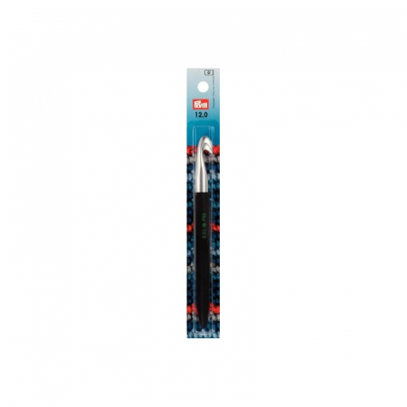 Accesorii si Consumabile - Croseta pentru lana, din aluminiu, cu maner ergonomic, 12 mm, lungime 17 cm, Prym 195364