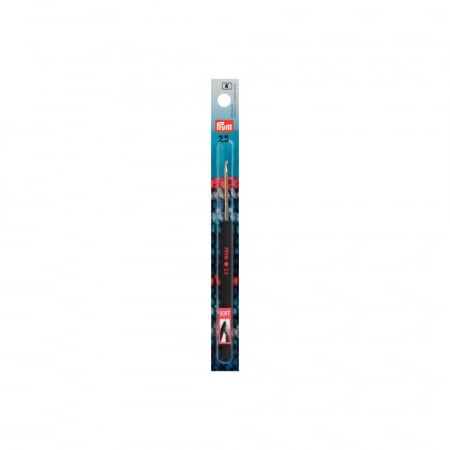Croseta pentru lana, din aluminiu, cu maner ergonomic, 2,5 mm, lungime 14 cm, Prym 195173 [1]
