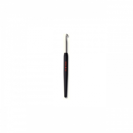 Accesorii si Consumabile - Croseta pentru lana, din aluminiu, cu maner ergonomic, 4 mm, lungime 14 cm, Prym 195176