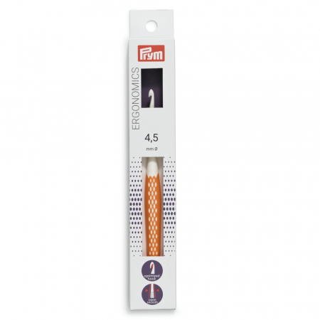 Andrele si crosete - Croseta pentru lana, Prym ergonomics, de 4,5 mm, lungime 16 cm 218486