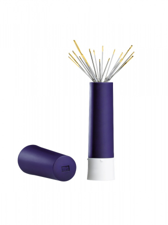 Ace de cusut - Cutie pentru ace cu magnet deschidere tip ruj, 610291