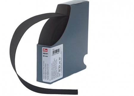 Elastic Velcro Viledon - Elastic strong 30 mm latime, 10 m lungime, negru, Prym