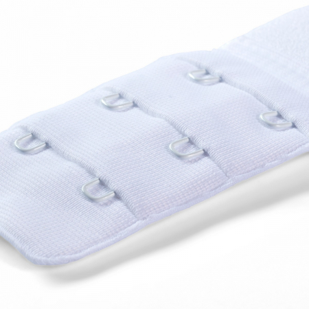 Accesorii si Consumabile - Extensie sutien, culoare alba, mos si baba 3x2, 40 mm, Prym, 992140