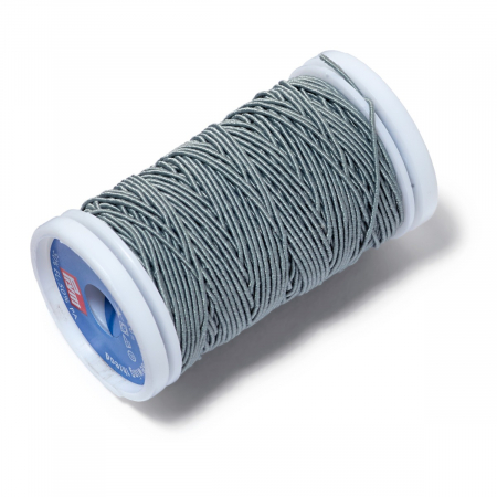 Accesorii si Consumabile - Fir elastic de cusut, tricotat, crosetat, gri deschis, 0,5 mm grosime, 20 m lungime, Prym 970011
