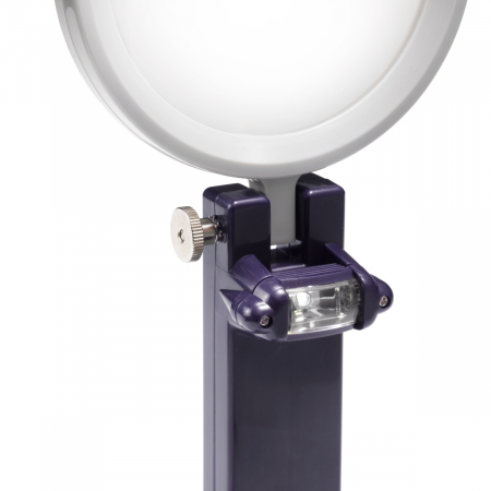 Lupa lucru manual/citit, cu led si obiectiv suplimentar de 8x, lumina rotativa de 180 grade, Prym, 610380 [1]