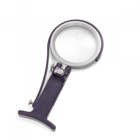 Creioane marker lupa - Lupa lucru manual/citit, cu led si obiectiv suplimentar de 8x, lumina rotativa de 180 grade, Prym, 610380