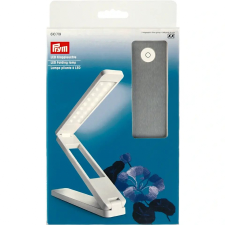 Creioane marker lupa - Lupa lucru manual/citit portabila, fara fir, pliabila, cu LED si doua niveluri de luminozitate, Prym