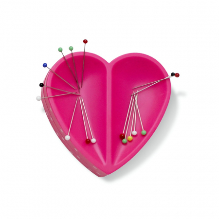 Accesorii - Magnet pentru ace in forma de inima, roz, Prym Love 610284