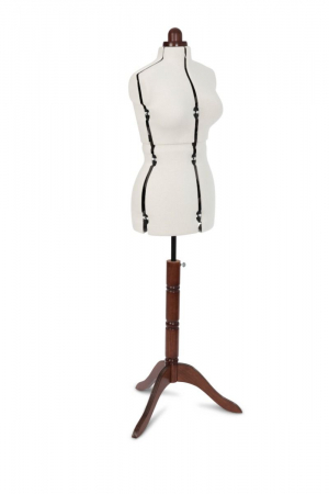 Manechin vintage premium masura M, reglabil 42-48, alb Lady Valet Adjustoform [3]
