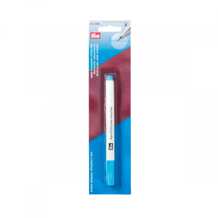Marker pentru textile, extra fin, cartus turcoaz, lavabil, Prym 611808 [1]