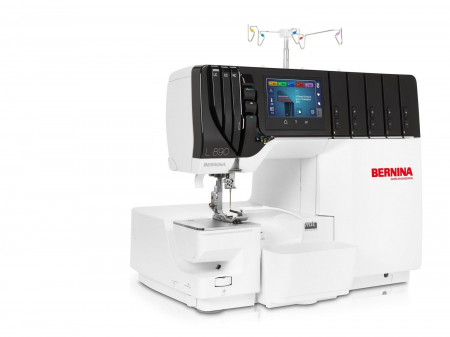 Surfilat si Acoperire - Masina de Surfilat si Acoperire Bernina L890, infilare automata