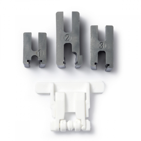 Accesorii - Piciorus fermoar ascuns pentru masina casnica, universala cu 3 adaptoare, Prym