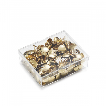 Ace de cusut - Pioneze cap auriu, utile pentru hartie, pluta, lemn