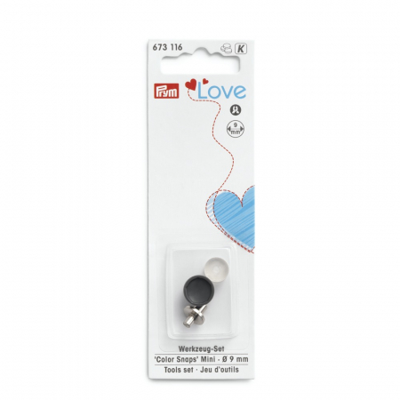 Capse nasturi fermoare - Poanson, dispozitiv de atasat capse diametru 0.9 mm, Prym love 673116