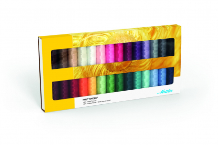 Ata de cusut - Ata Brodat Mettler Poly Sheen, set 28 buc, No.40/200m