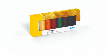 Ata de cusut - Ata Brodat Mettler Poly Sheen, set 8 buc, No.40/200m