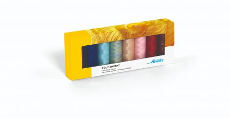 Ata de cusut - Ata Brodat Mettler Poly Sheen Kit Kids, set 8 buc, No.40/200m