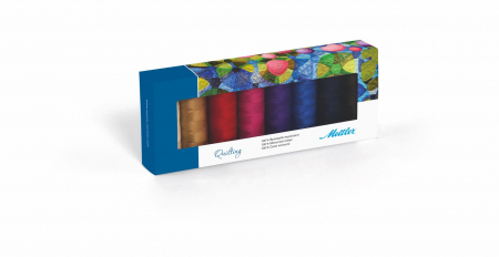 Ata de cusut - Ata Cusut si Quilting Mettler Coton Silk-Finish, Set 8 buc, No.40/150m