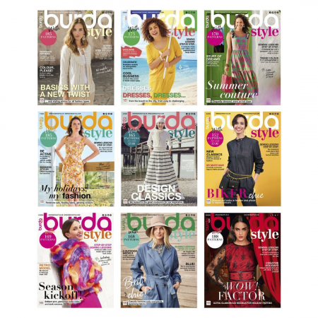 Burda Style 2023 - Revista Burda Style colectie 9 luni de stil 2023, Aprilie-Decembrie 2023